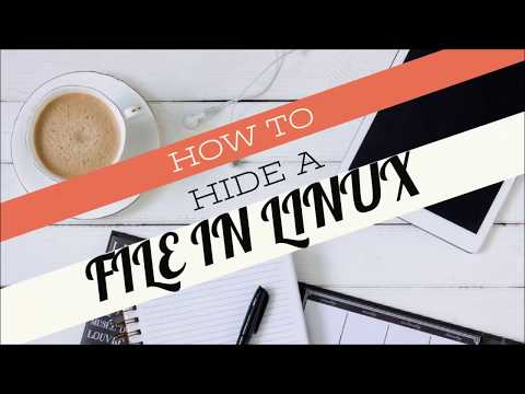 HOW TO HIDE A FILES OR FOLDERS IN LINUX.