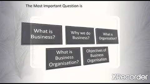 Various forms of Organisation