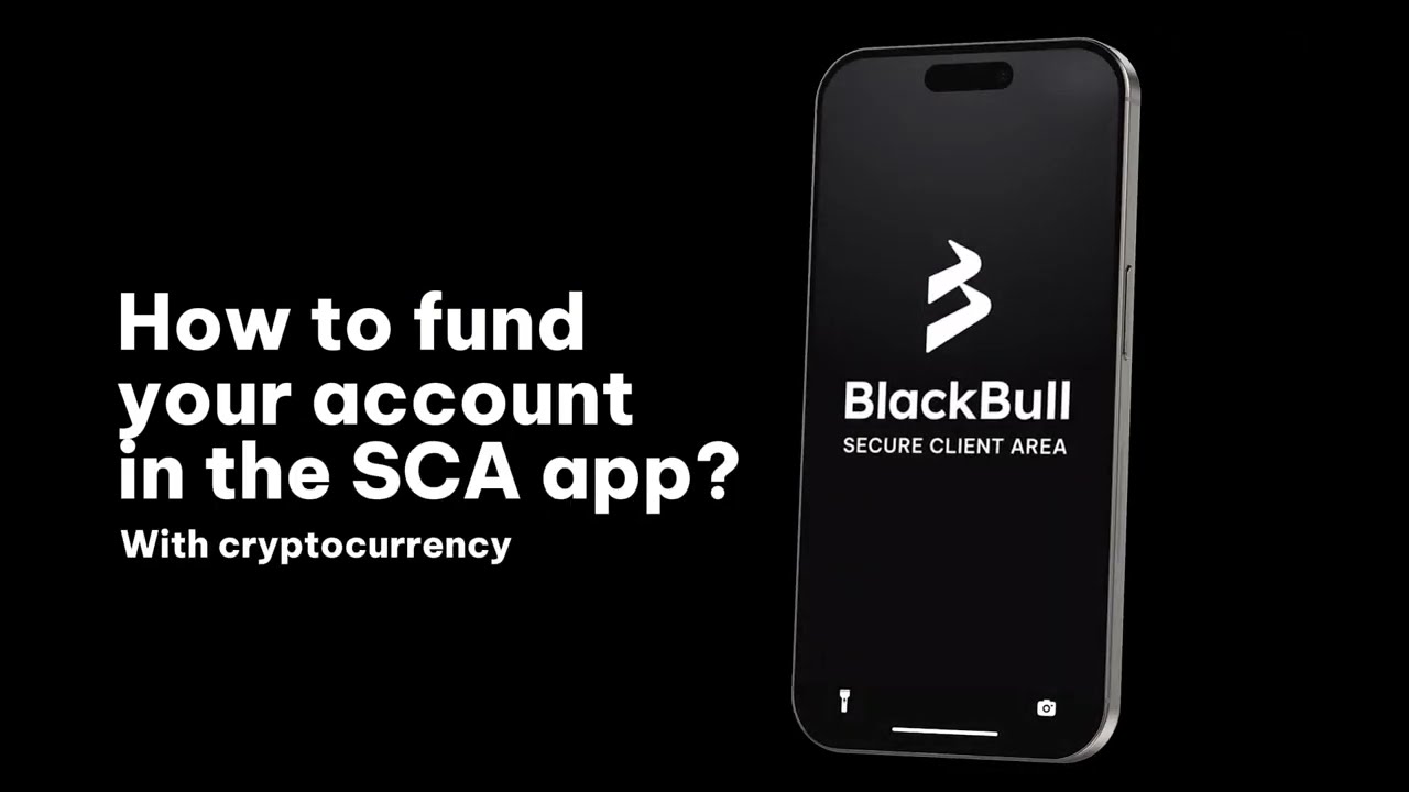 How to fund your trading account with CRYPTO in the Secure Client Area  (SCA) mobile app?