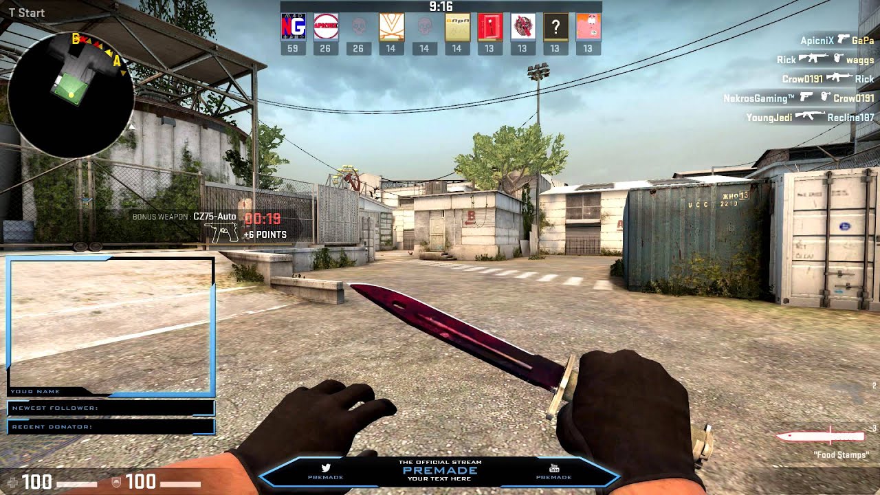 Free CS:GO Pack availble in Pink/Green/Blue (.PSD) - YouTube