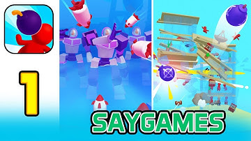 Crowd Blast! - Gameplay Walkthrough Part 1 New Release  (by SayGames) (iOS, Android) Hyper Casual🚗🚗🚗