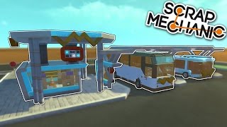 Bus Station & City Bus! - Mini City 2.0 [Ep.11] - Scrap Mechanic Gameplay & Creations screenshot 3