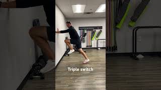 Triple switch wall drill