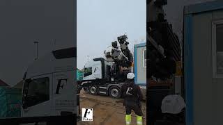 : Here's how oversized containers are moved!  PALFINGER 1050TEC