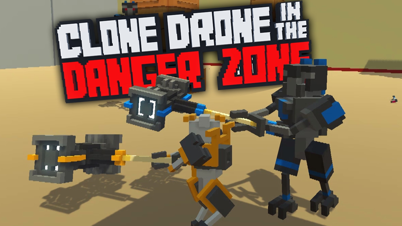 HAMMER ONLY CHALLENGE | Clone Drone Gameplay (New Hammer Weapon and Story Update)
