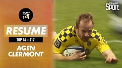 Le résumé Jour De Rugby d'Agen / Clermont