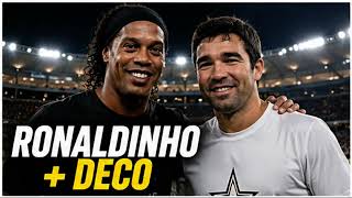 RONALDINHO E DECO ROUBAM A CENA! Lendas do futebol voltam a encantar em jogo especial