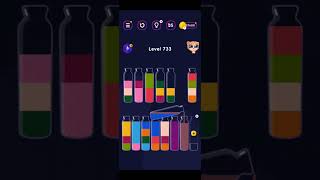 Get Color Water Sort Puzzle Level 731 to Level 735