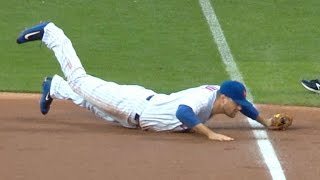 MIL@NYM: Duda lays out for spectacular diving stop