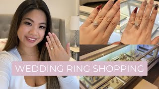 Finding my ring! Try-on shopping and storytime [Wedding Series 👰🏻‍♀️] #2024bride #weddingplanning