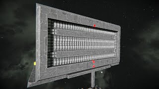 Space Engineers - Hangar Door  ( Is airtight )