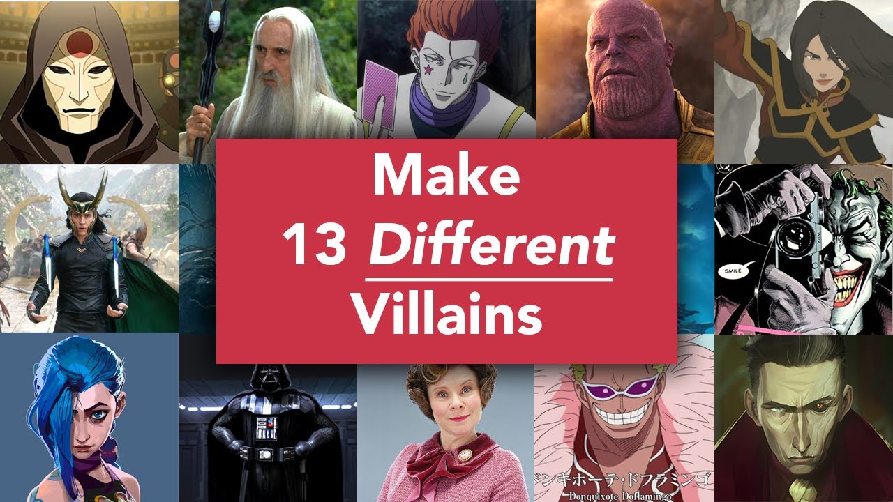 Types Of D&D Villains / BBEG  - How to write Villains