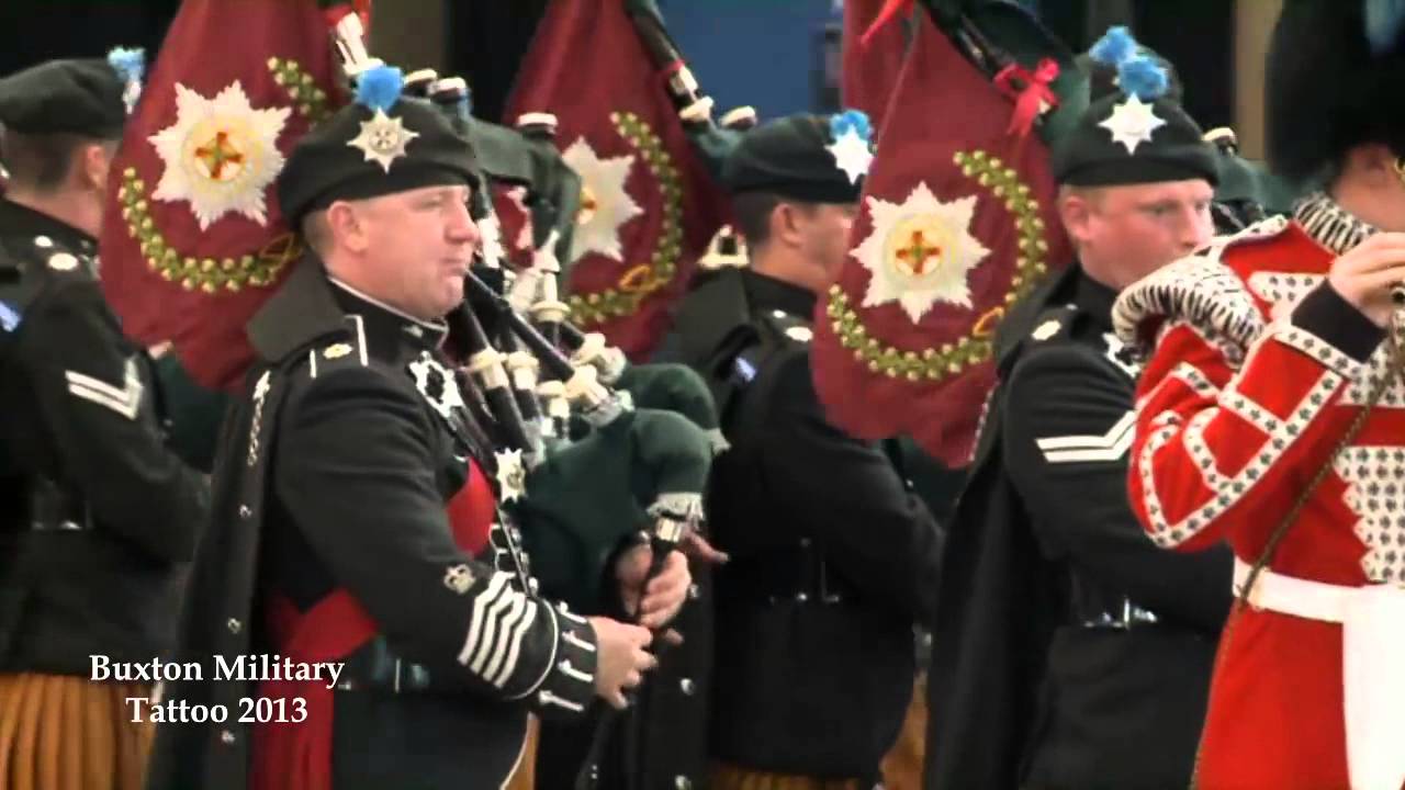 Buxton Military Tattoo 2013 - Drums and Pipes of The Irish Guards