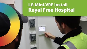 Mini-VRF Heat Recovery Installation Using LG Multi V S | Royal Free Hospital