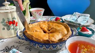 A Cozy Spring Day ❈ Apple Pie, Tea, Cottage Garden Makeover ❈ Slow Life in the Countryside ASMR