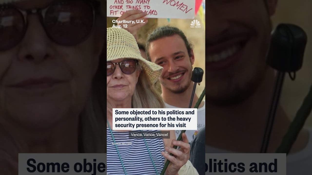 Residents Of Quiet English Town Protests Against JD Vance S Vacation In The Area