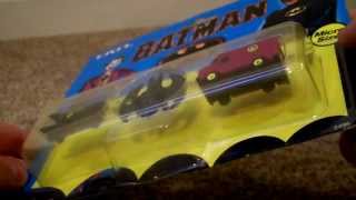 1989 ERTL Batman Micro Size 1:128 Batmobile, Batwing & Joker Van Review