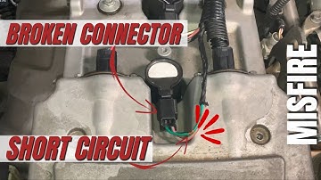 How to Fix Ignition Coil Connector & Wiring to Fix a Misfire #ford #misfire