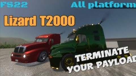 Lizard T2000  / New mod for all platforms on FS22