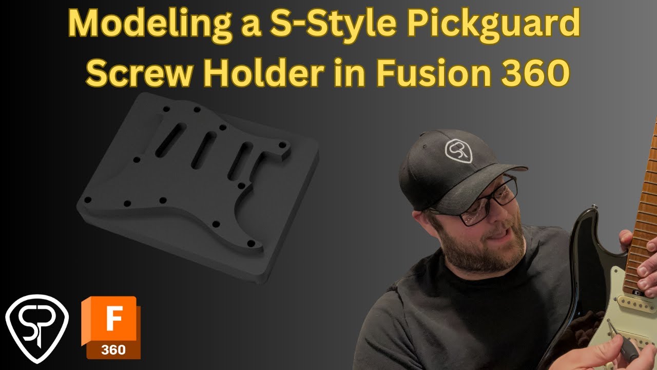 Modeling A S Style Pickguard Screw Holder In Fusion 360 Practical 3D modeling-a-s-style-pickguard-screw-holder-in-fusion-360-practical-3d