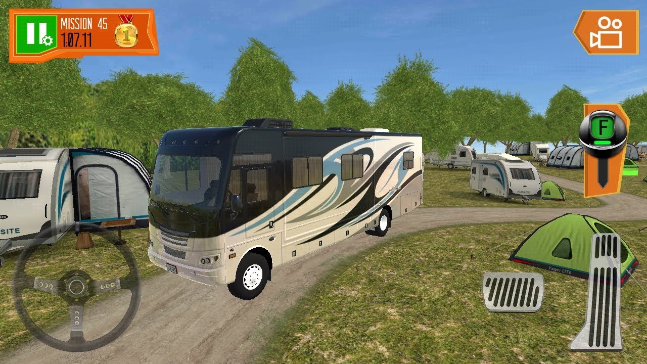 Camper Van Beach Resort - New Van Unlocked | Van Driving Simulator Games - Android IOS GamePlay