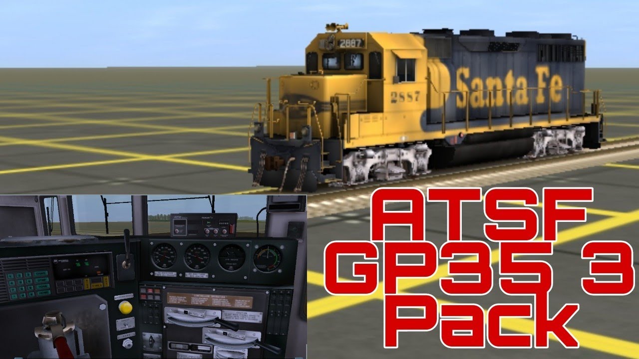 SHARE LOCO ATSF GP35 3 Pack - YouTube