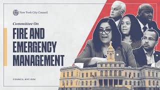 LIVE: Watch "FY25 Preliminary Budget Hearing," Hosted by the Committee on Fire and Emergency Mana…