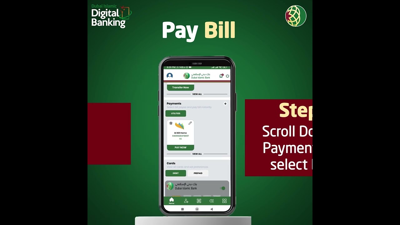 Paying bills just got easier with DIB Mobile Banking App!