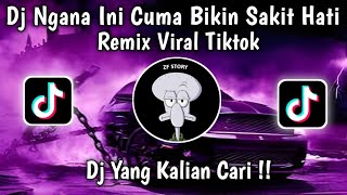 Dj Ngana Ini Cuma Bikin Sakit Hati  Dj Ditinggal Bang Dika Remix Virall Tiktok Slow Bass