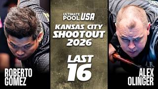 Roberto Gomez vs Alex Olinger | Last 16 | Kansas City 8-Ball Shootout 2026