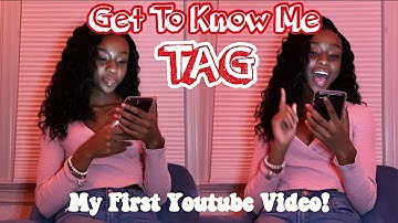 MY FIRST YOUTUBE VIDEO : Get to Know Me TAG !