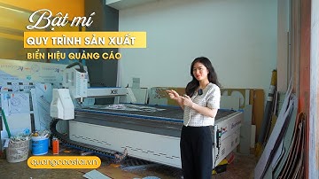 Quy trình sản xuất 1 tấm biển quảng cáo sẽ diễn ra như thế nào?