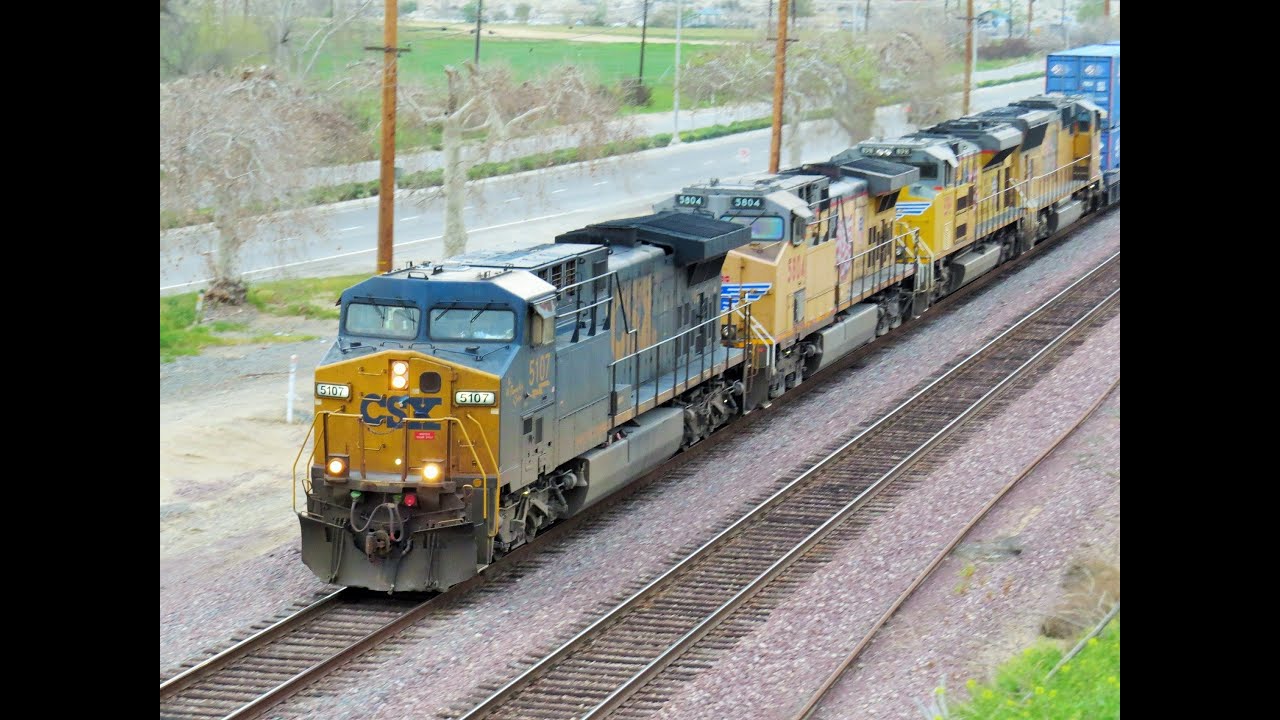 CSX 5107 (The W. Thomas Rice Special) Commemorative Locomotive in Southern California!
