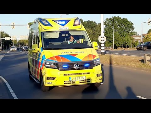 A1, Otaris CR ambulance 02-124 Oosterwolde naar het medisch Centrum Leeuwarden