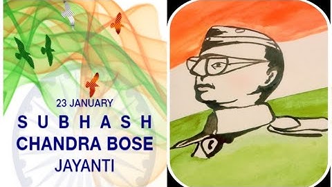 How to draw subhas Chandra Bose || bangla drawing tutorial.