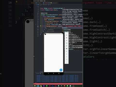 floatingactionbutton in flutter