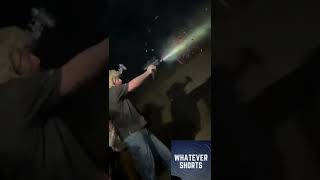 100 round fully automatic Glock #shorts #gun #loud #shooting
