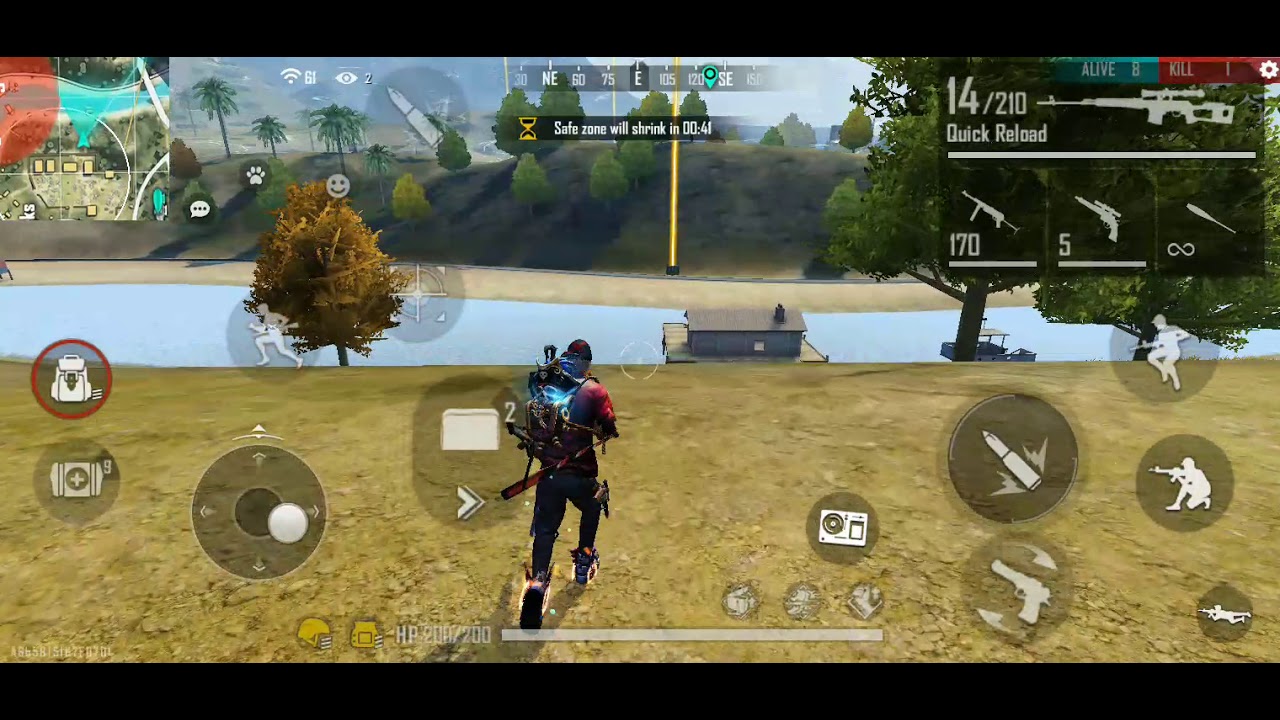 Free fire solo match raked game team up with syam YouTube