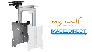 Mywall Hl 12 L En Hl 12 W - Inklapbare Monitorplafondbeugel - 17-37 - Uitklapbaar - Tot 20Kg - Wit