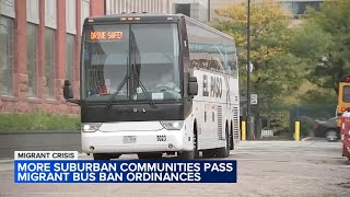 Chicago suburbs approve measures to stop buses dropping off migrants without notice