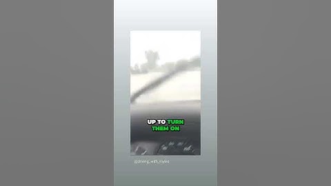 How To Use Windshield Wipers