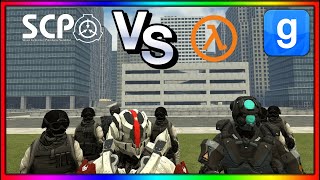 SCP Security VS Half Life Combine Spartans NPC Fight Garry's Mod screenshot 1