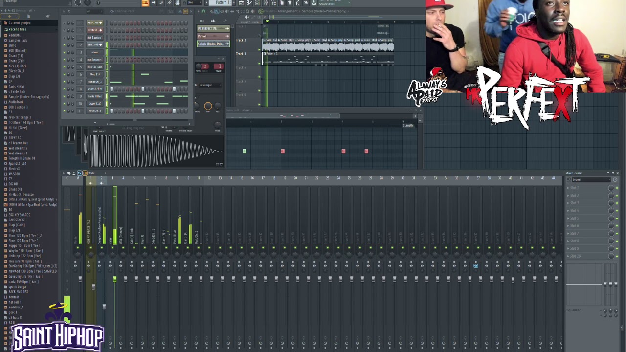 TEZ BANGA & WHIPPY IN THE STUDIO - INSANE SAMPLE FLIP & BASS ON SCREEN ...