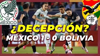 🇲🇽 México 1-0 Bolivia 🇧🇴: Resumen, Análisis y Estadísticas (Amistoso)