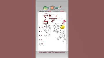 Can You Sum this Tricky Looking Series to Infinity? #mathsshorts #mathstricks #seriessummation