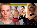 FULL BODY head-to-toe Boy to Girl unedited Drag Transformation - Sexy Playboy Bunny inspired