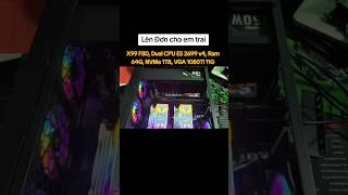Cày OMG 3Q với cấu hình X99 F8D, Dual E5 2699V4, Ram 64G, Rom 1TB, Vga 1080TI 11G