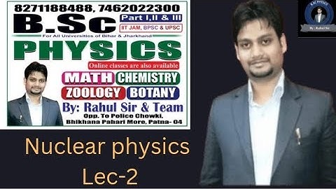 Nuclear physics lec-2