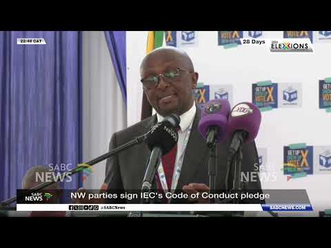 NW parties sign IEC's Code of Conduct pledge