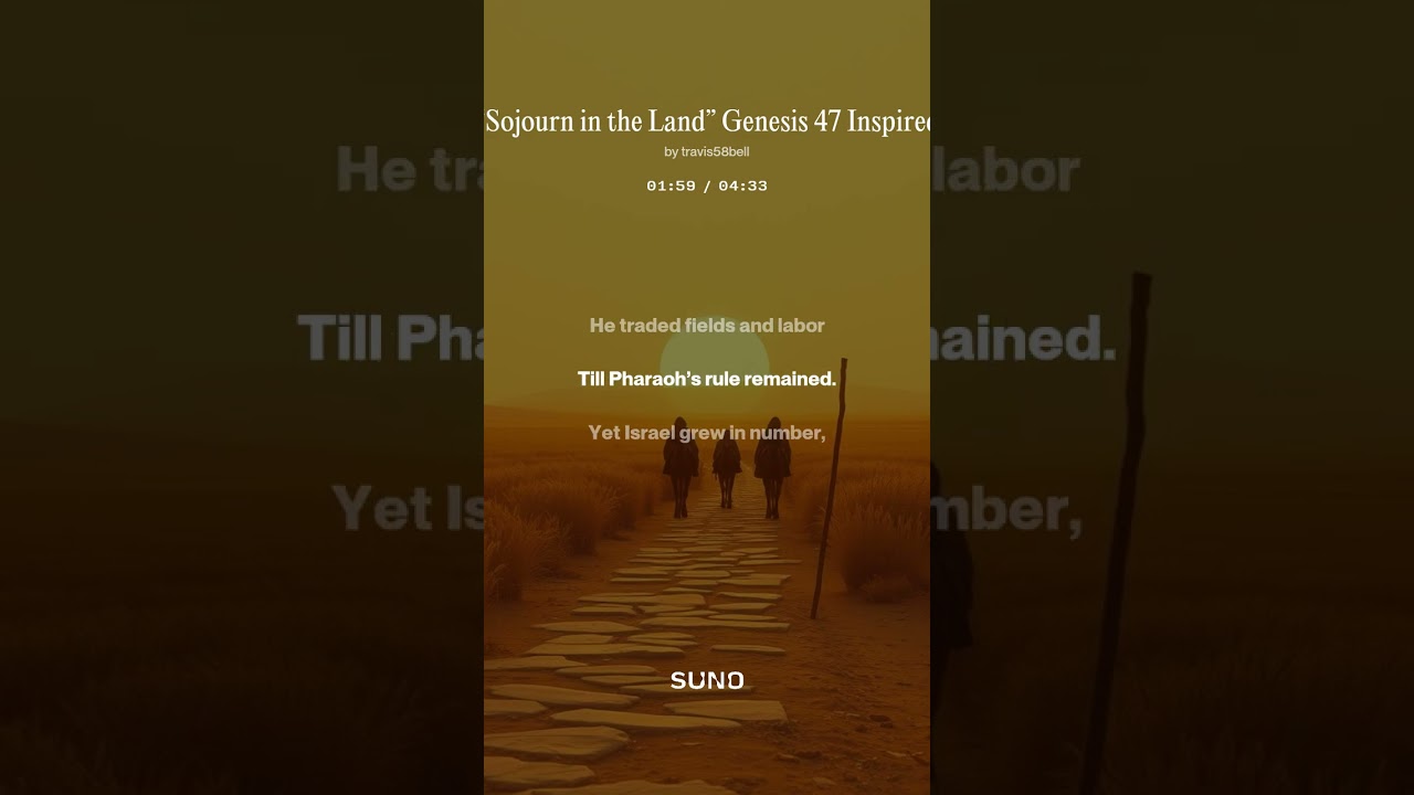 “Sojourn in the Land” Genesis 47 Inspired #easylistening #rock #alternative